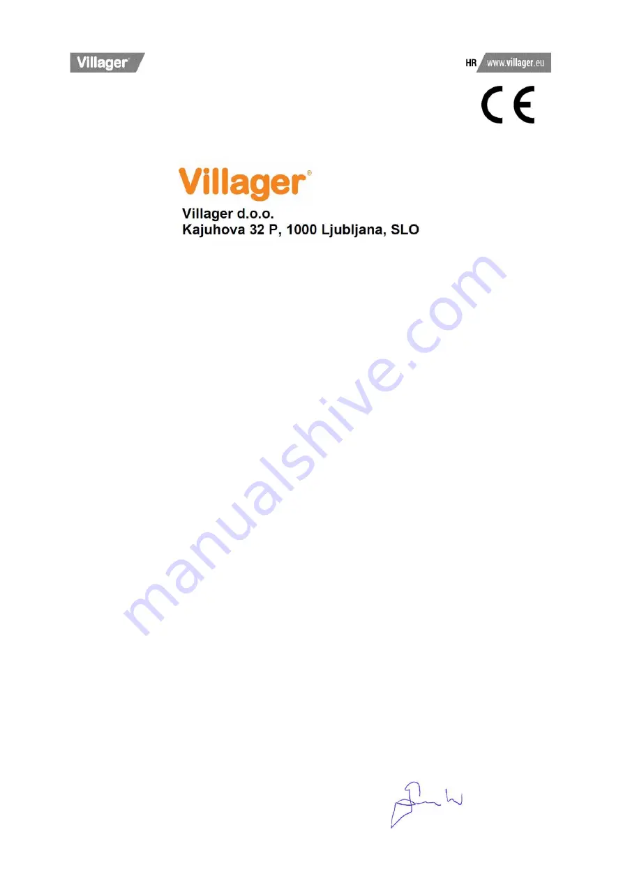 Villager SILENT FORCE VAT 264/50 Original Operation Manual Download Page 85