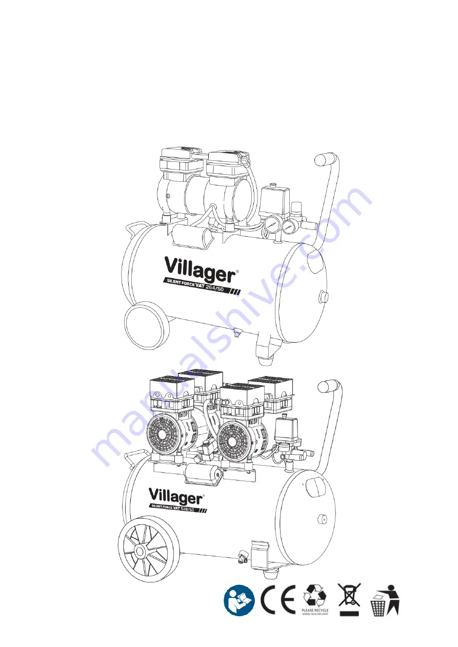 Villager SILENT FORCE VAT 264/50 Original Operation Manual Download Page 86