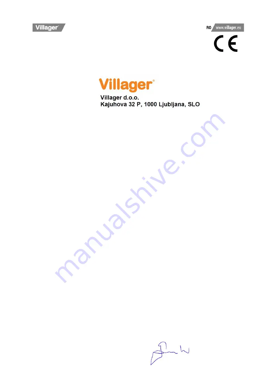 Villager SILENT FORCE VAT 264/50 Original Operation Manual Download Page 119