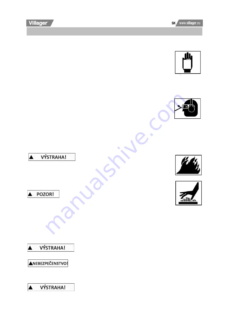 Villager SILENT FORCE VAT 264/50 Original Operation Manual Download Page 126