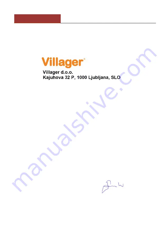 Villager TERRA 12 Manual Download Page 11