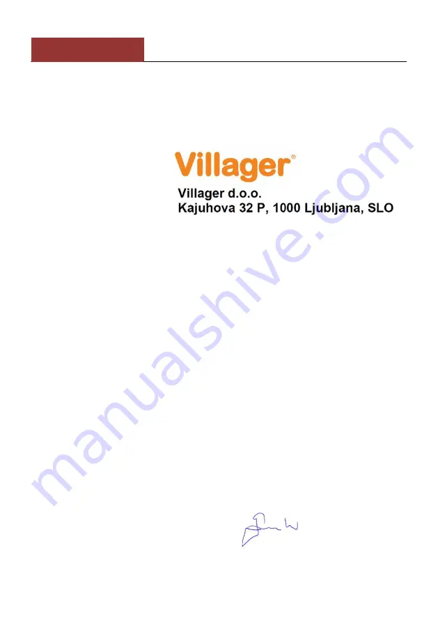 Villager TERRA 12 Manual Download Page 22