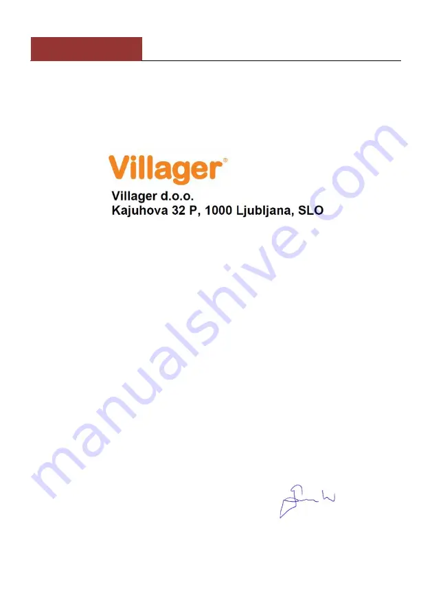 Villager TERRA 12 Manual Download Page 101