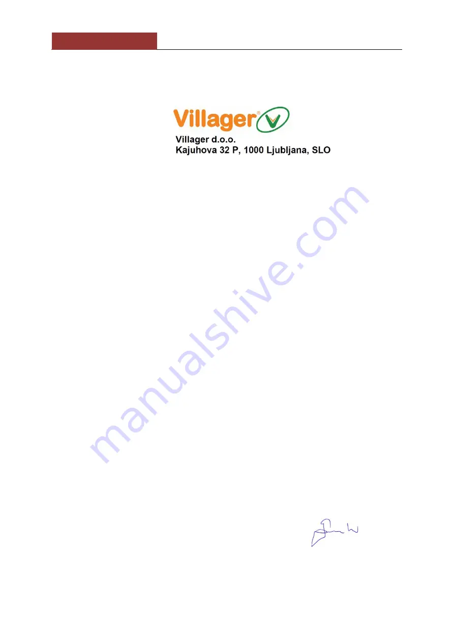 Villager V 46 T Manual Download Page 18