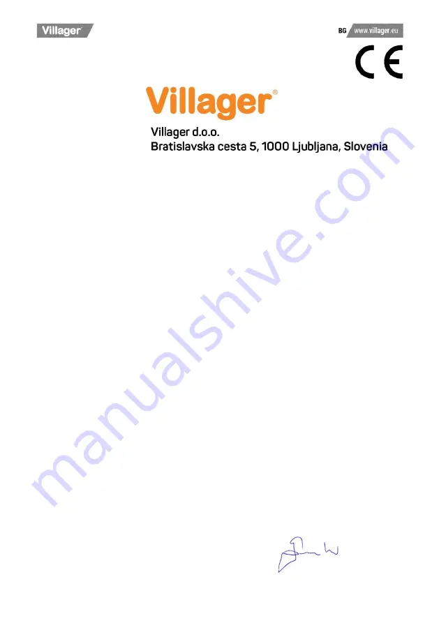 Villager VBV 2120 Original Instruction Manual Download Page 65