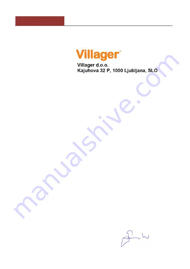 Villager VBV 230 E Instruction Manual Download Page 39