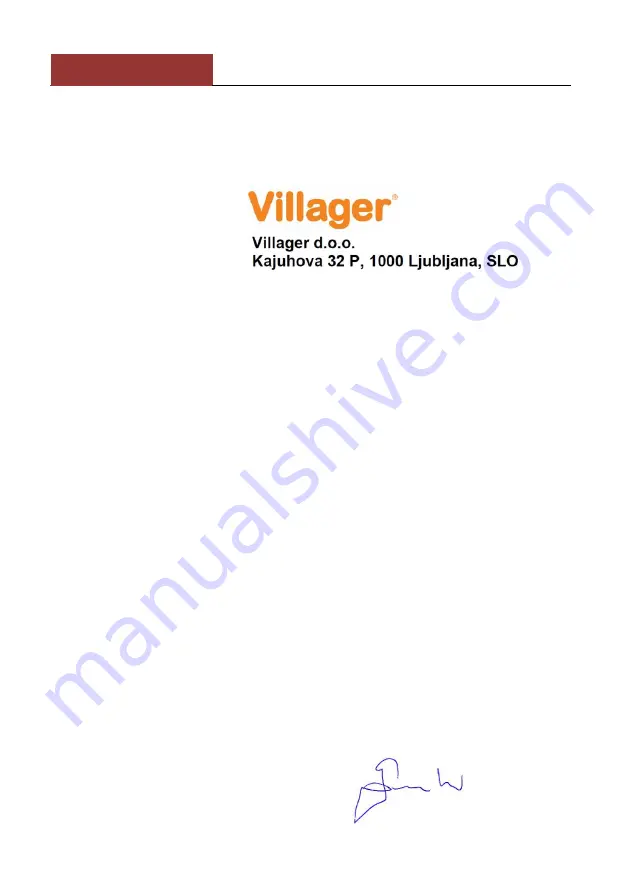 Villager VBV 230 E Instruction Manual Download Page 99