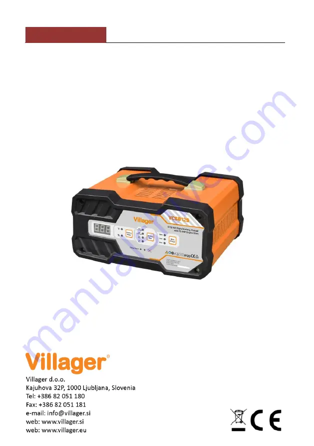 Villager VCSB 12 S Original Instruction Manual Download Page 1