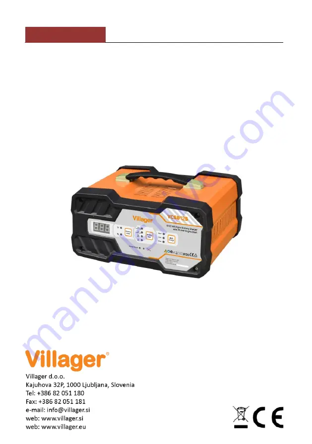 Villager VCSB 12 S Original Instruction Manual Download Page 68