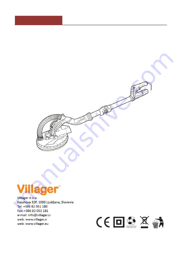 Villager VDS 625 Original Instruction Manual Download Page 54