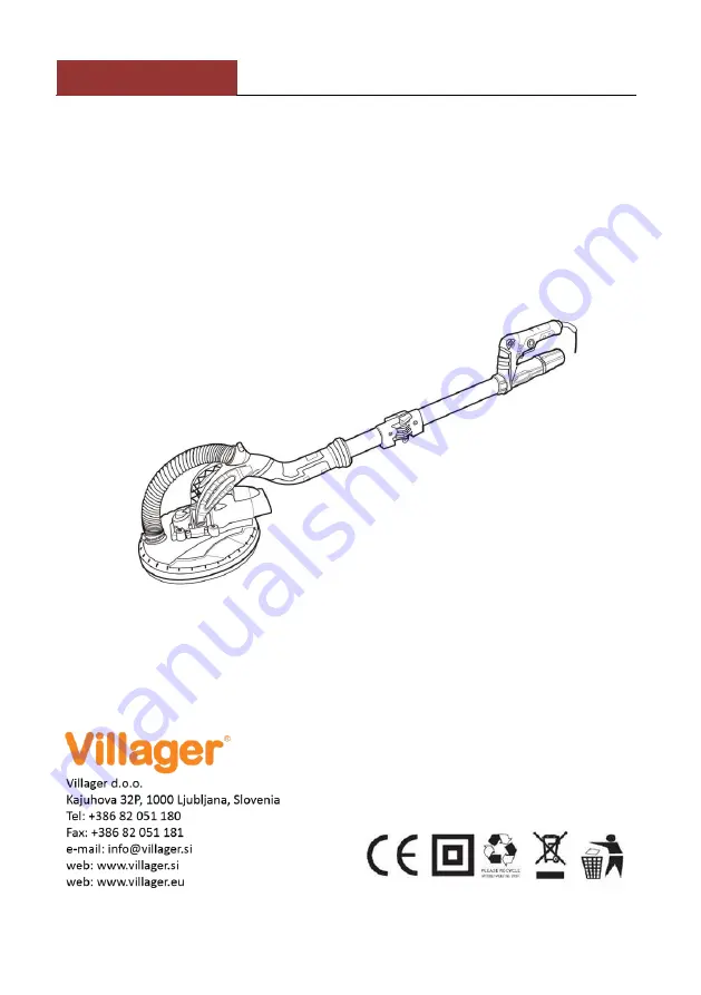 Villager VDS 625 Original Instruction Manual Download Page 90