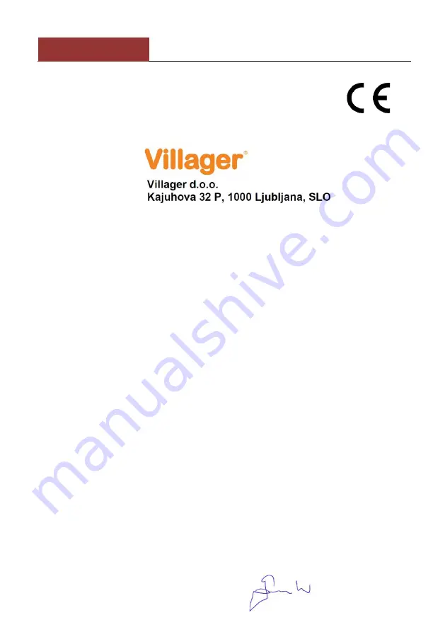 Villager VGP 2700 S Original Instruction Manual Download Page 63