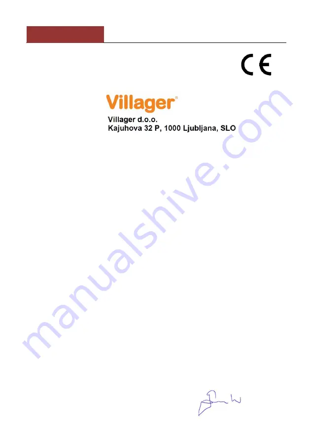 Villager VGP 2700 S Original Instruction Manual Download Page 158