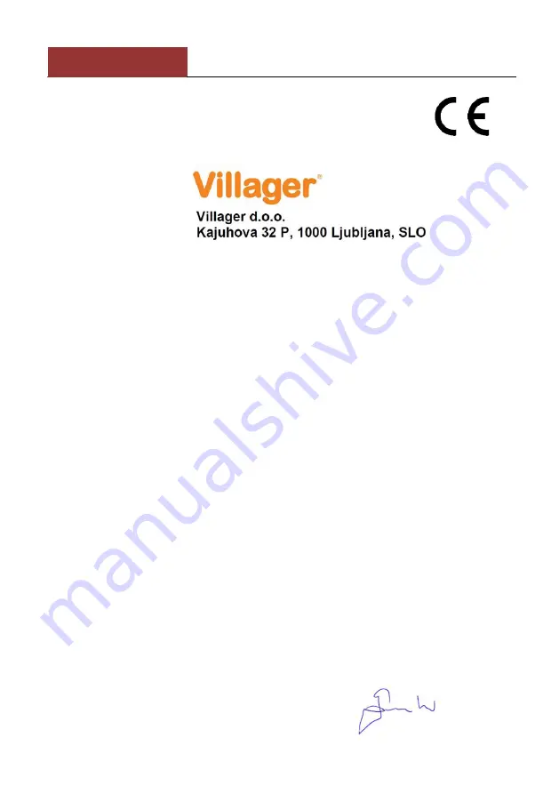 Villager VGP 2700 S Original Instruction Manual Download Page 222