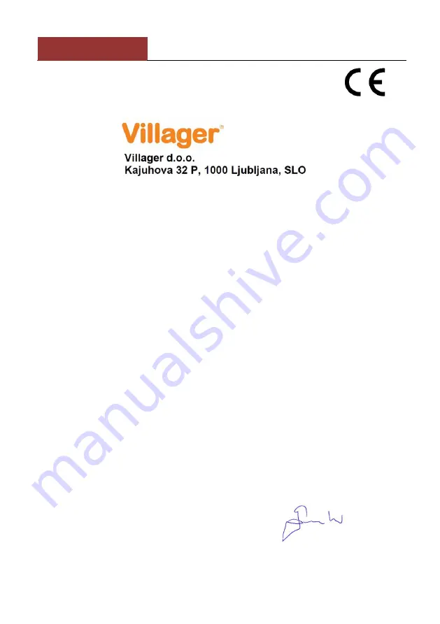 Villager VGP 2700 S Original Instruction Manual Download Page 255