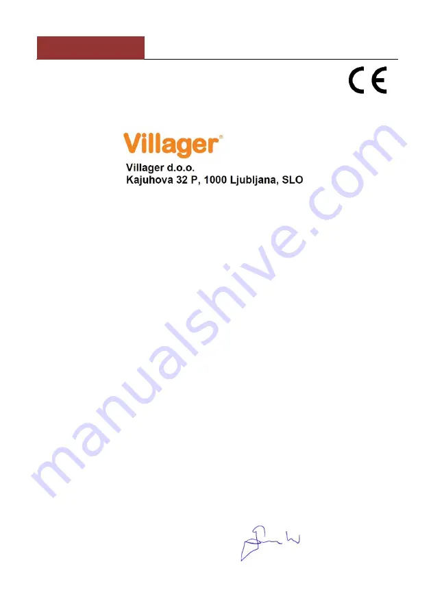 Villager VGP 2700 S Original Instruction Manual Download Page 258