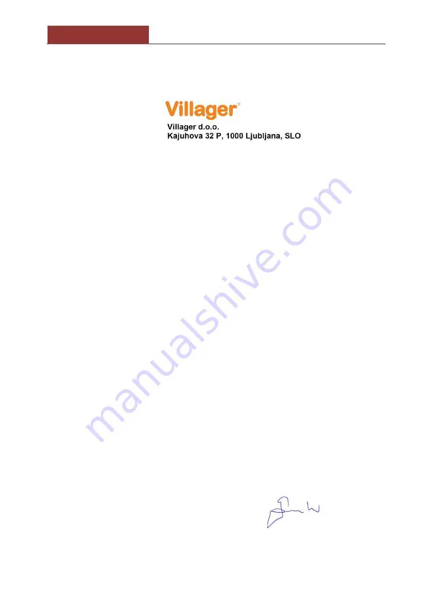 Villager Villy 1800 P Original Instruction Manual Download Page 108