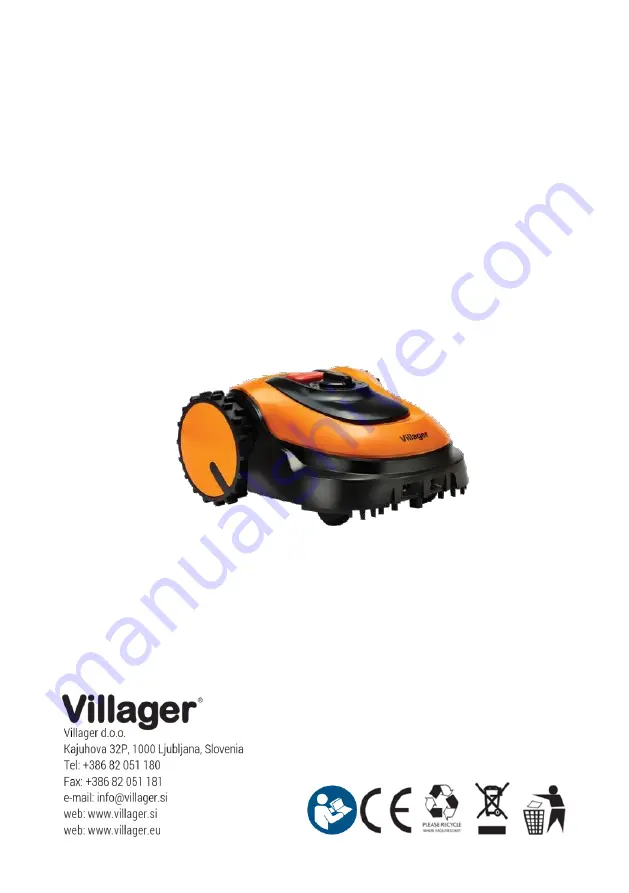 Villager Villybot 2.0 Original Instruction Manual Download Page 92