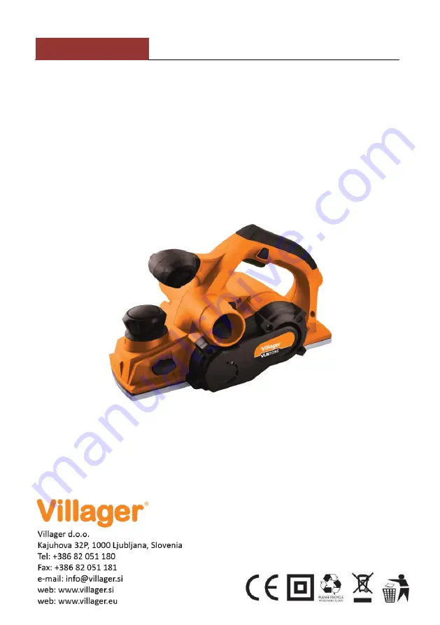 Villager VLN 1095 Original Instruction Manual Download Page 17