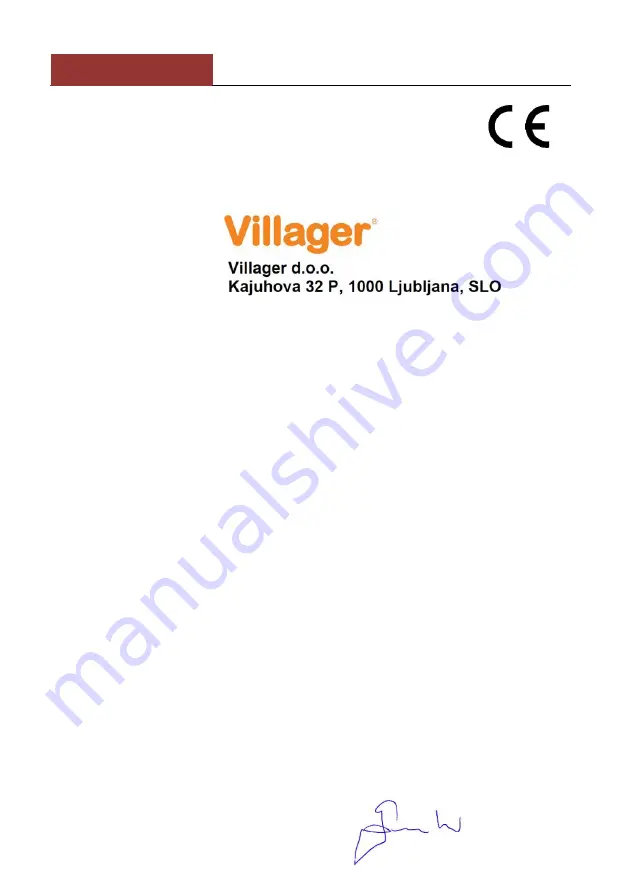 Villager VLN 470 Original Instruction Manual Download Page 127