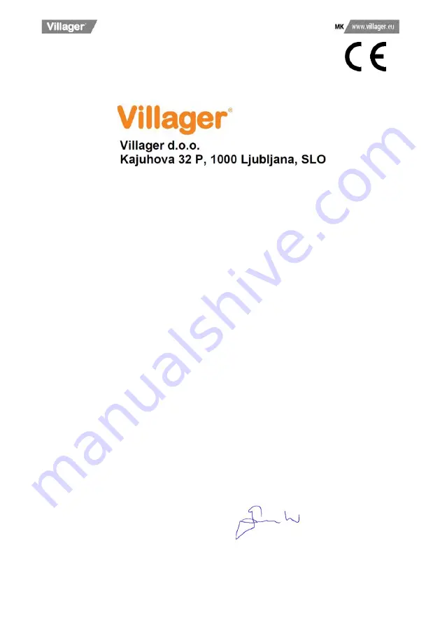 Villager VLP 407 Original Instruction Manual Download Page 120