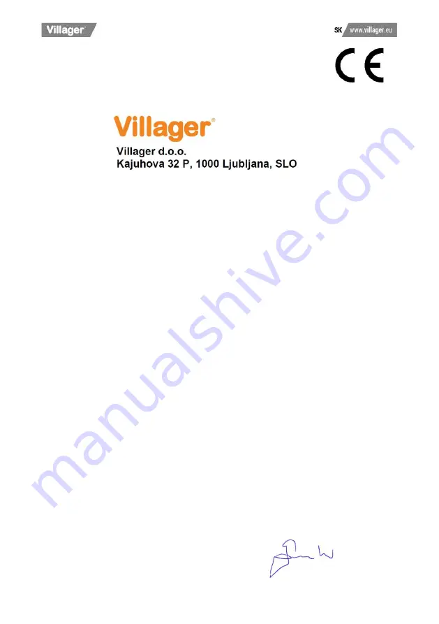 Villager VLP 407 Original Instruction Manual Download Page 154