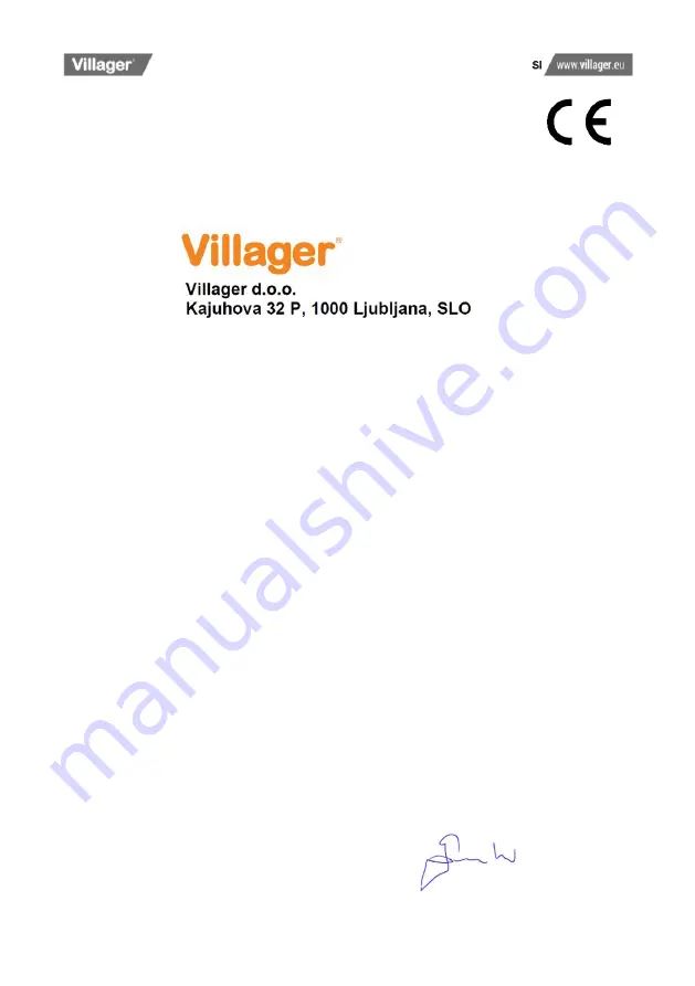 Villager VLP 5320 Original Instruction Manual Download Page 16