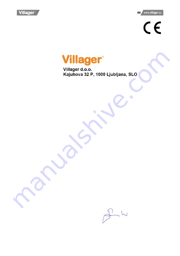 Villager VLP 5320 Original Instruction Manual Download Page 32