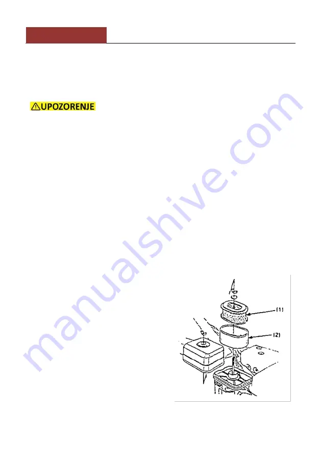 Villager VTB 842 PRIME Original Owner'S Manual Download Page 82