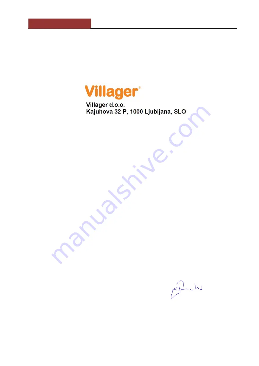 Villager VWM 200 Combo Original Instruction Manual Download Page 19