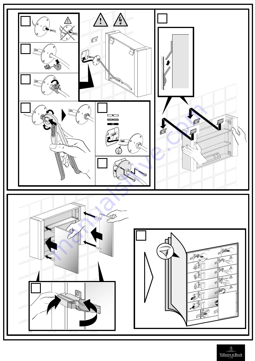 Villeroy & Boch MY VIEW B385U6FT Installation Manual Download Page 8