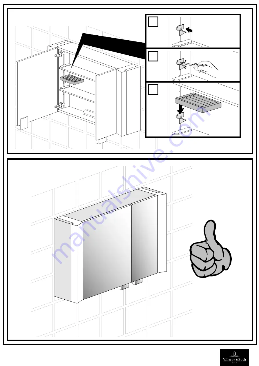 Villeroy & Boch MY VIEW B385U6FT Installation Manual Download Page 10