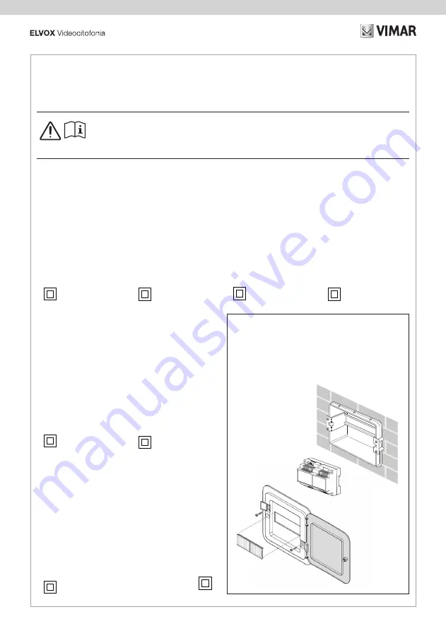 Vimar Due Fili Plus K40517G.01 Installer Manual Download Page 36