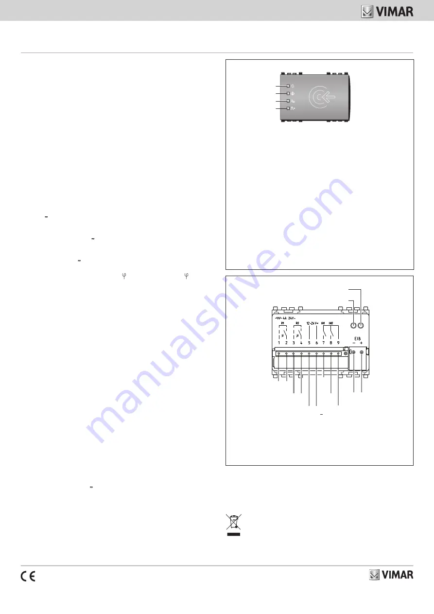 Vimar Eikon 20457 Manual Download Page 1