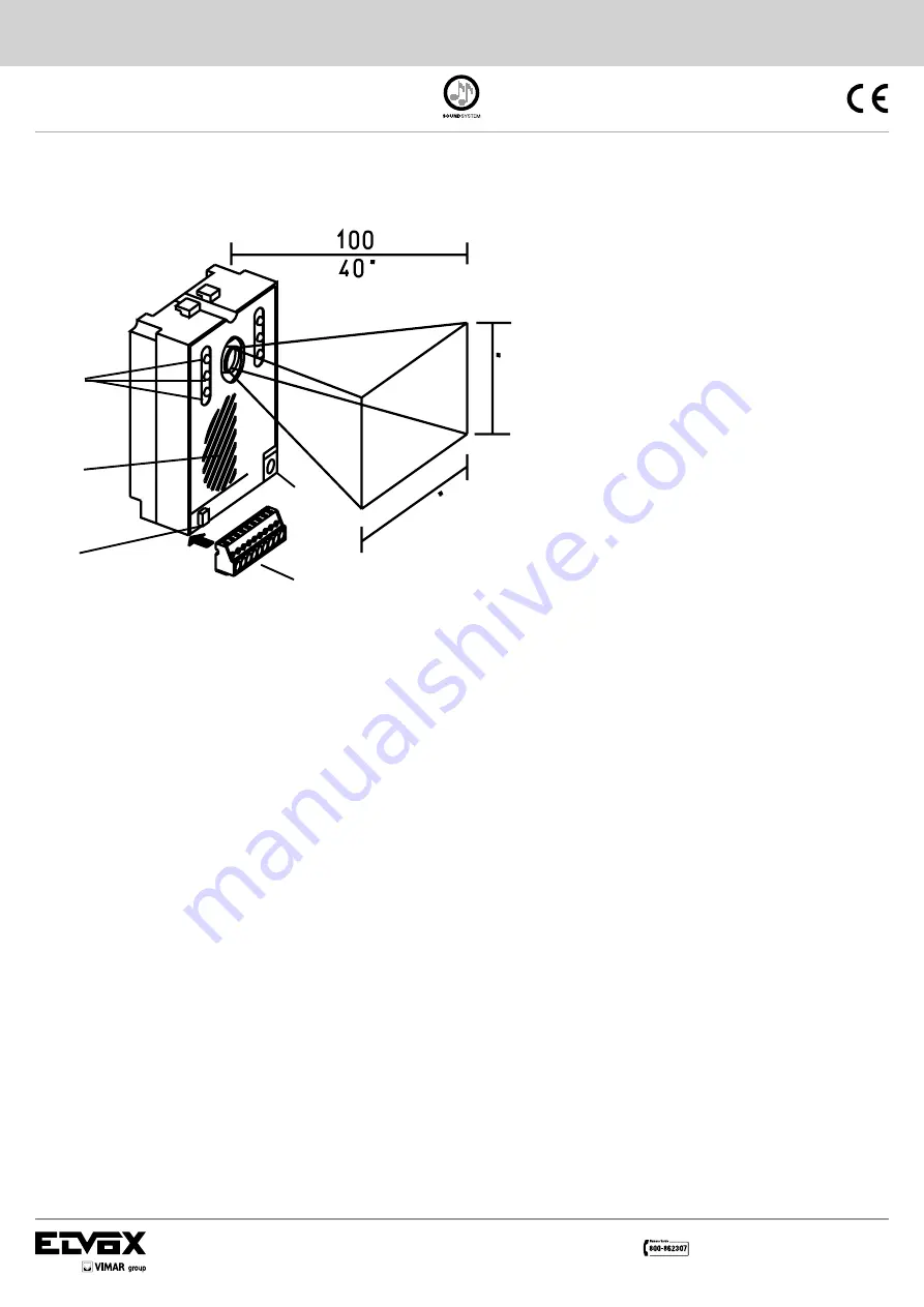 Vimar ELVAX 0559 Instruction Sheet Download Page 3