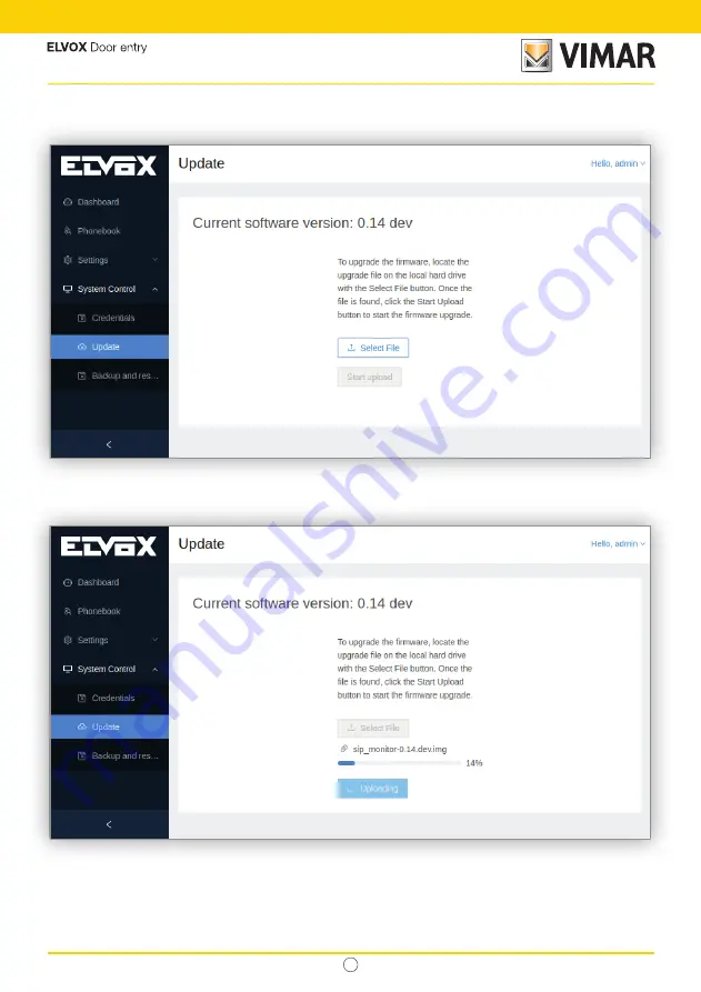 Vimar ELVOX 40610.S User Manual Download Page 114