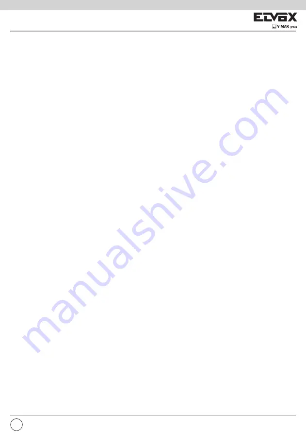 Vimar Elvox EFA3 Connection And Operating Manual Download Page 5