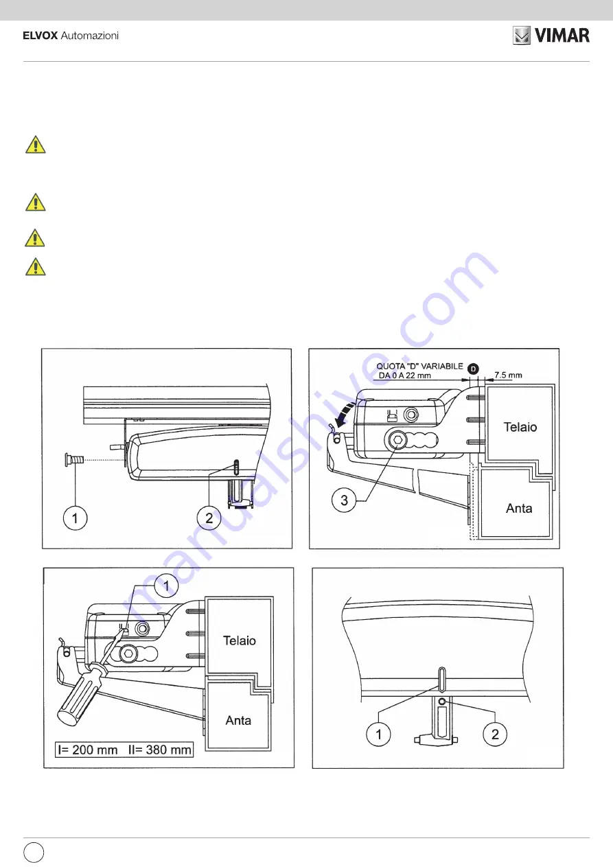 Vimar ELVOX EG30/G Скачать руководство пользователя страница 11