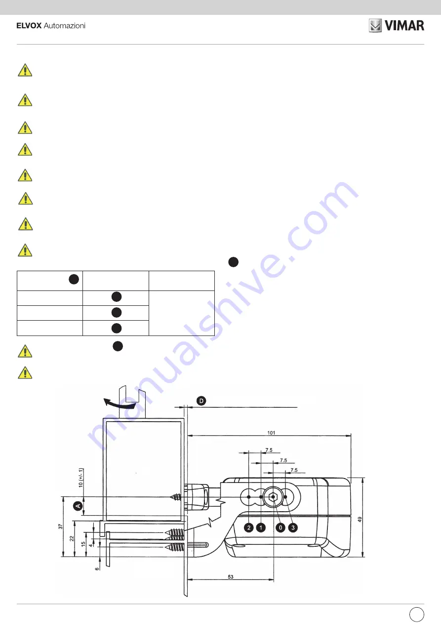 Vimar ELVOX EG30/G Скачать руководство пользователя страница 32