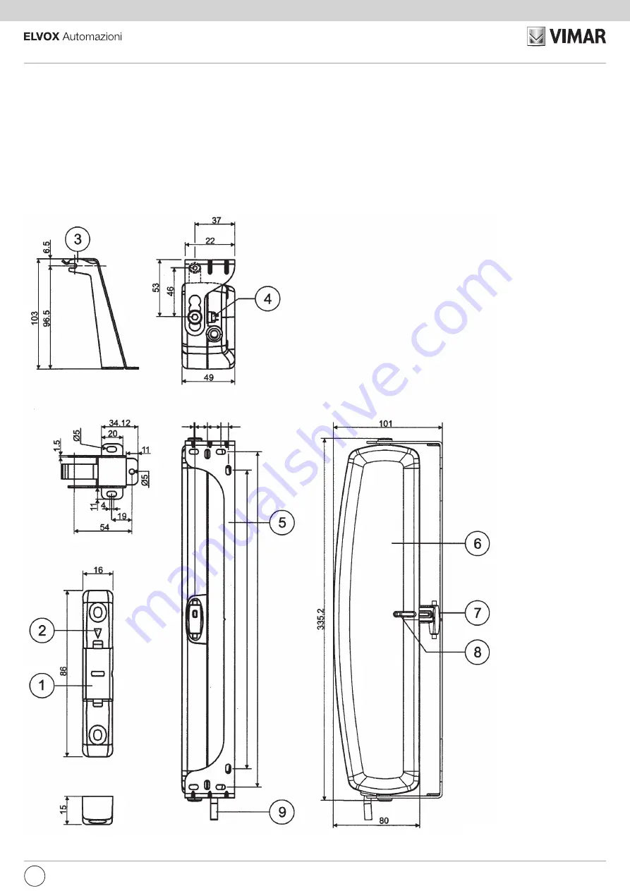 Vimar ELVOX EG30/G Скачать руководство пользователя страница 69