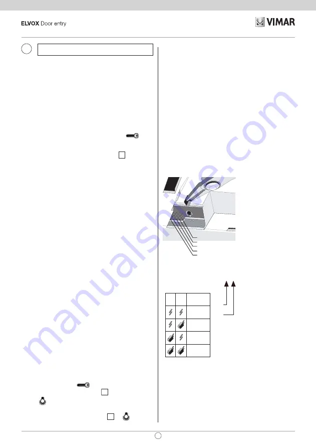 Vimar ELVOX Giotto 6328 Installer'S Manual Download Page 12