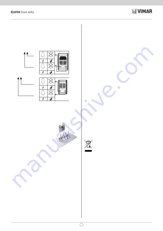 Vimar ELVOX Giotto 6328 Installer'S Manual Download Page 13