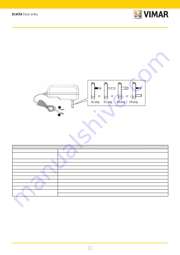 Vimar Elvox K40960 Скачать руководство пользователя страница 10