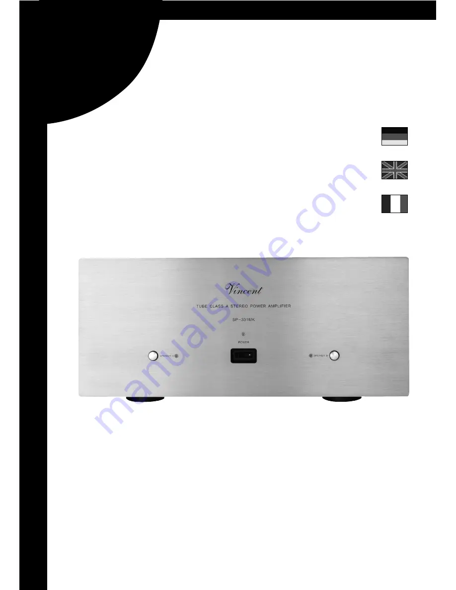 VINCENT SP-331MK Instructions For Use Manual Download Page 1