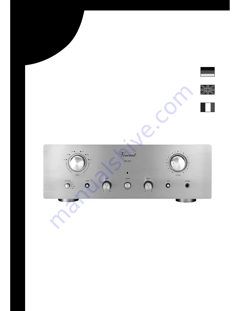 VINCENT SV-227 Instructions For Use Manual Download Page 1