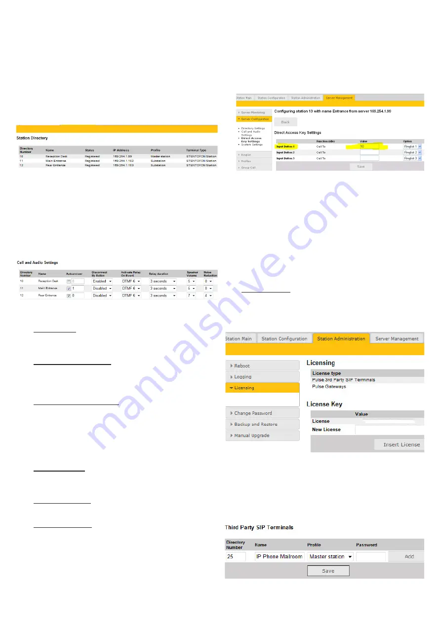 Vingtor Stentofon TCIS-1 Getting Started Download Page 3