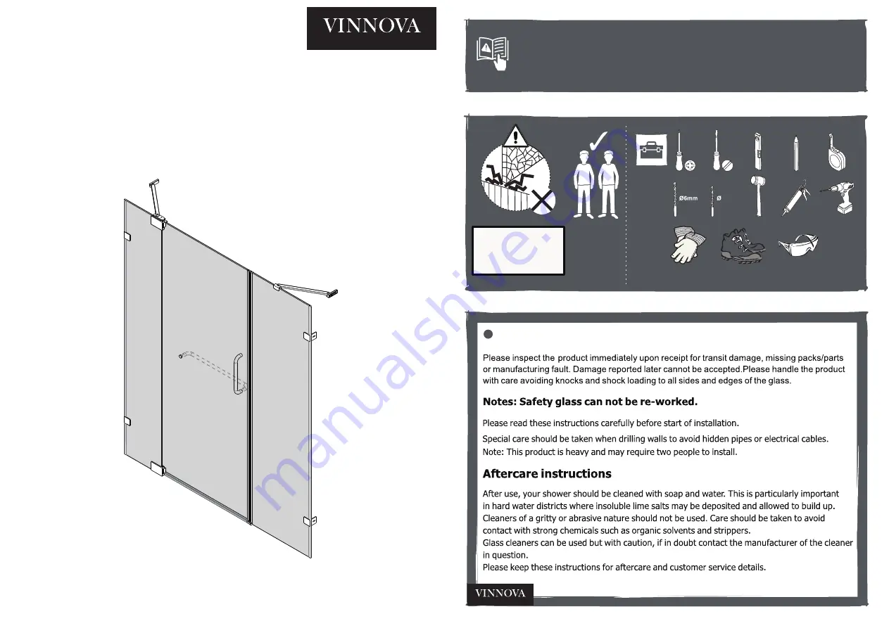 VINNOVA Milano 308048-HD-PC Скачать руководство пользователя страница 1