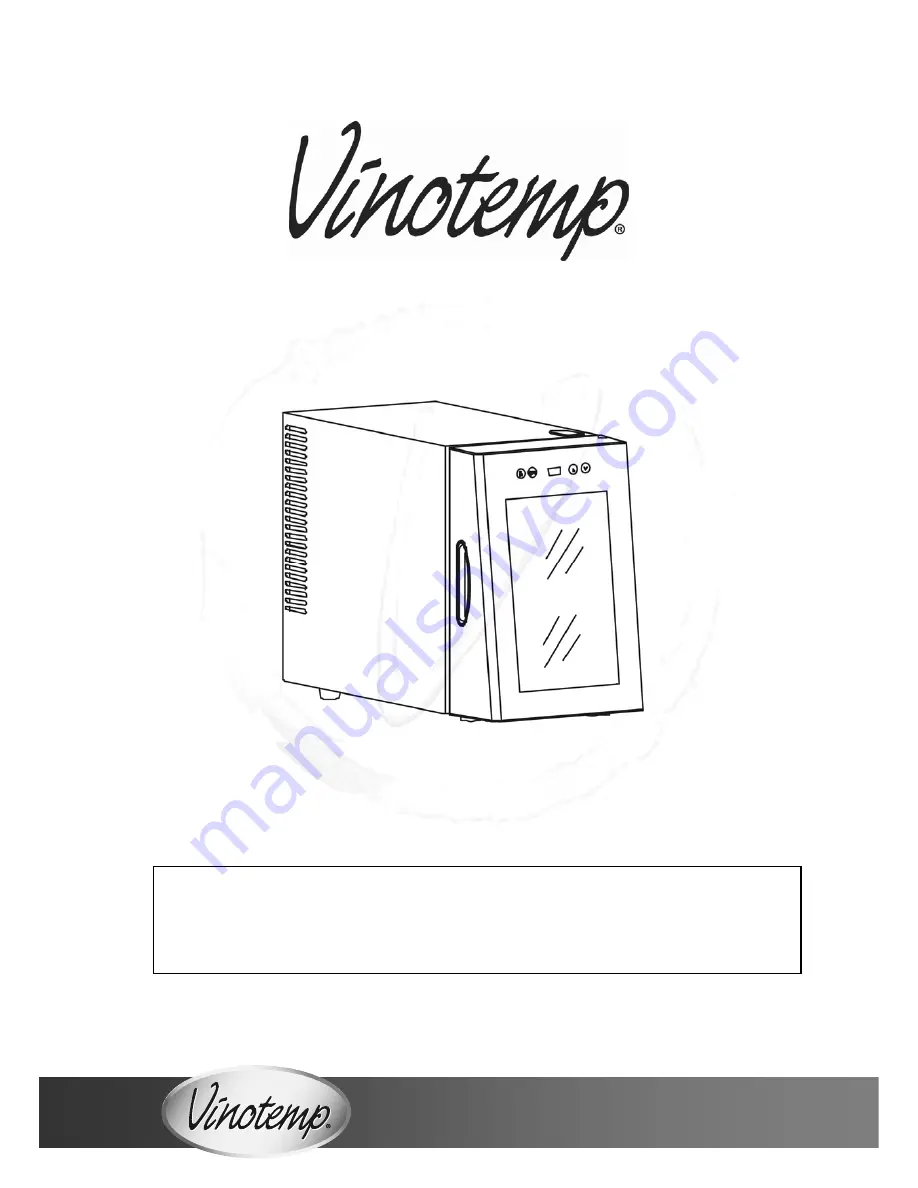 Vinotemp VT-8TEDTS-ID Owner'S Manual Download Page 1