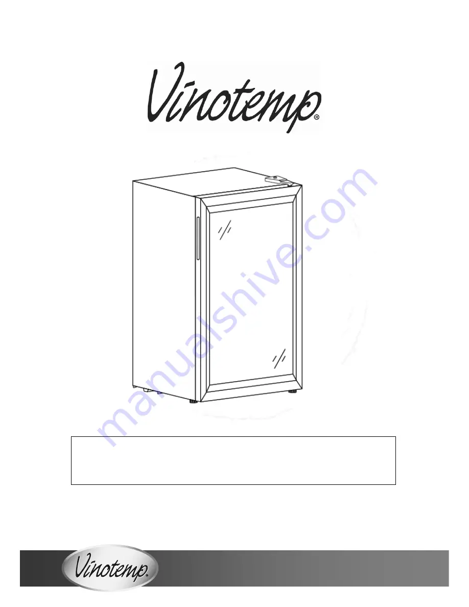 Vinotemp VT-BLKBEV Owner'S Manual Download Page 1