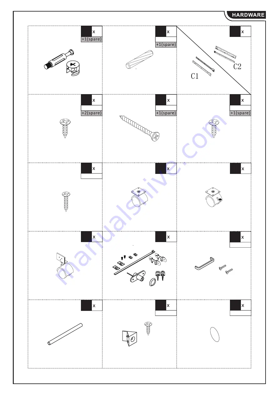 Vinsetto 924-035 Assembly & Instruction Manual Download Page 4